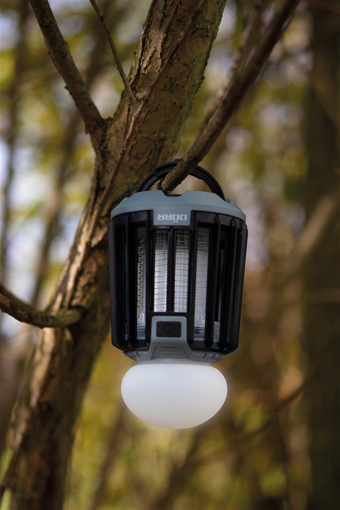 DÖRR LED Camping Torch Anti-Mosquito MX-9 - lampada da campeggio con luce UV anti-zanzare, perfetta per la pesca notturna o per le vancaze!