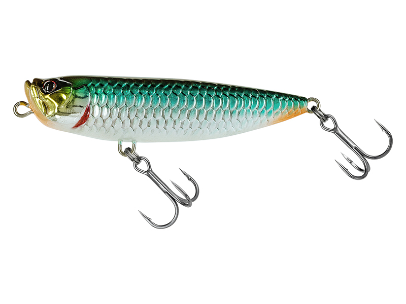 Molix WTD-65 Esca di Superficie Serie Fat Rattlin' Tarpon 6.5cm (6g) - Brown Back Prey Fish