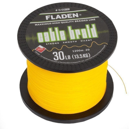 Fladen Maxximus Cable Braid Yellow (1200m)
