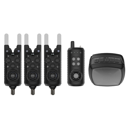 Sonik Gizmo2 Set di Avvisatori 3+1 con Lampada da Bivvy