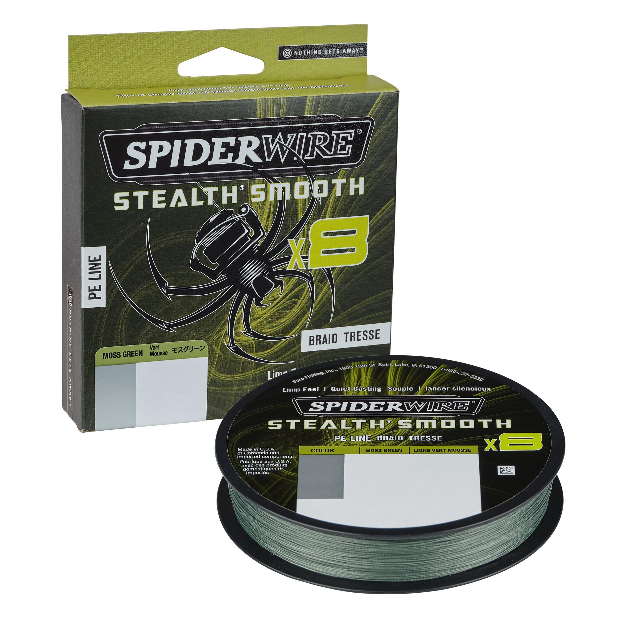 Lenza Intrecciata Spiderwire Stealth Smooth 8 Moss Green (300m)
