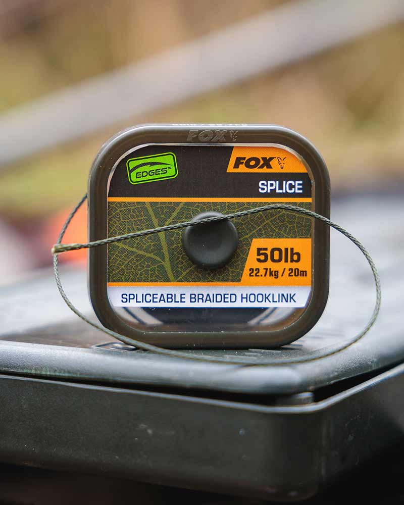 Materiale da Rig per Carpe Fox Naturals Splice Hooklength 20m (50lb)