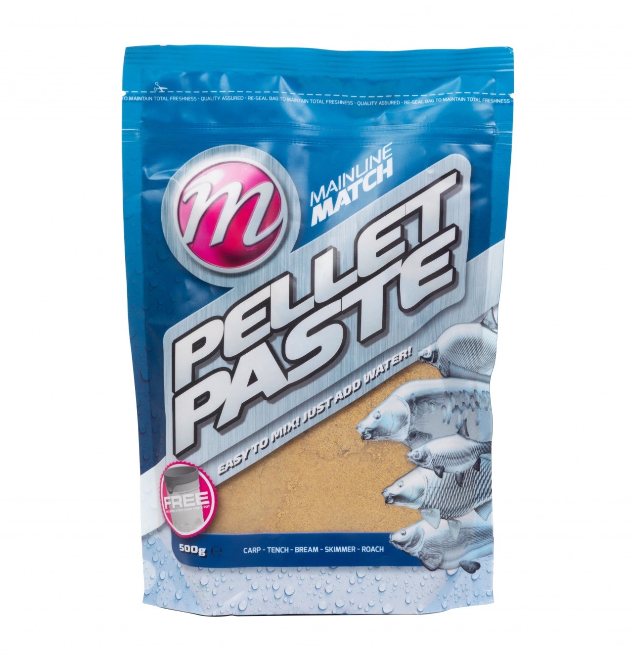 Mainline Pure Pellet Paste Mix 500g (Incl. Barattolo con Pasta)