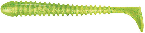 Jackson The Worm 15cm, 4 pezzi! - Chartreuse