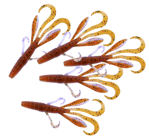 Big Perch Softbait Pack (51 pezzi!) - Ultimate creature cray Bluestars 9.5cm 5pcs