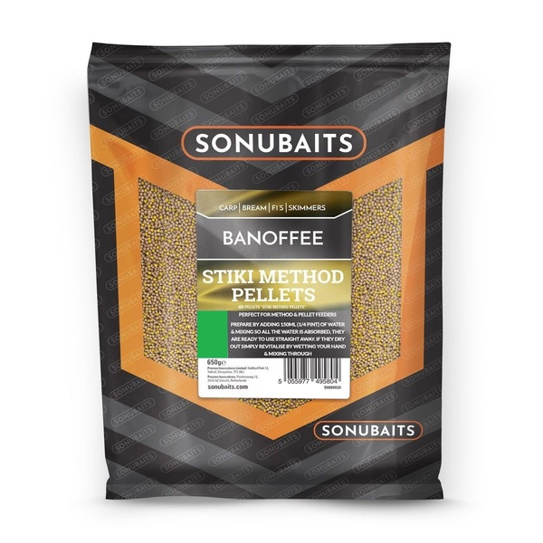 Sonubaits Stiki Banoffee Method Pellets 4mm (650g)