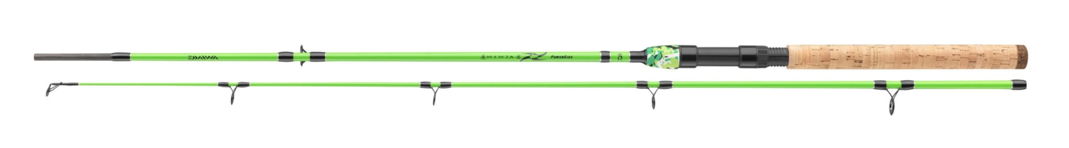 Daiwa Ninja X Spin Canna per bambini 2024 - Verde