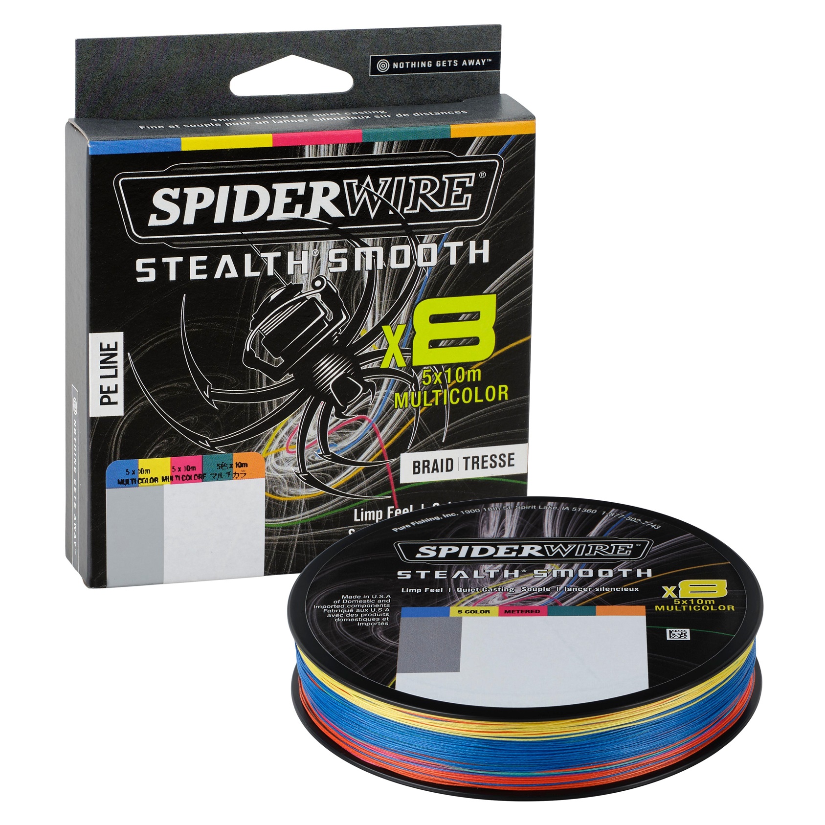 Spiderwire Stealth Smooth 8 Lenza Intrecciata multicolore (300m)