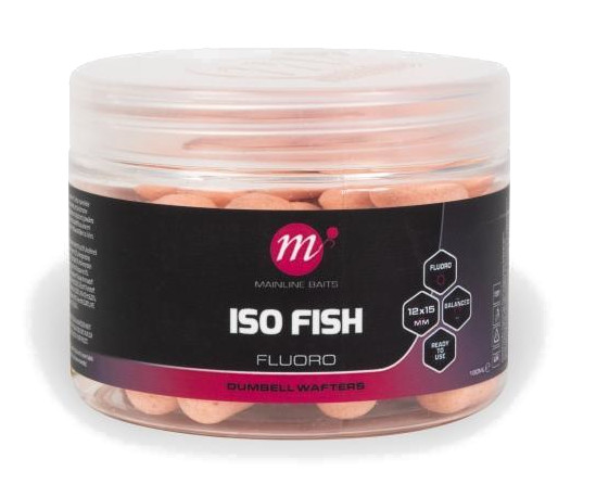 Cialde a Manubrio Mainline ISO Fish Fluoro 12x15mm - Pink