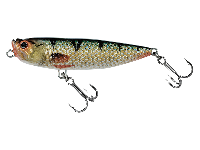 Molix WTD-65 Esca di Superficie Serie Fat Rattlin' Tarpon 6.5cm (6g) - Metal Perch