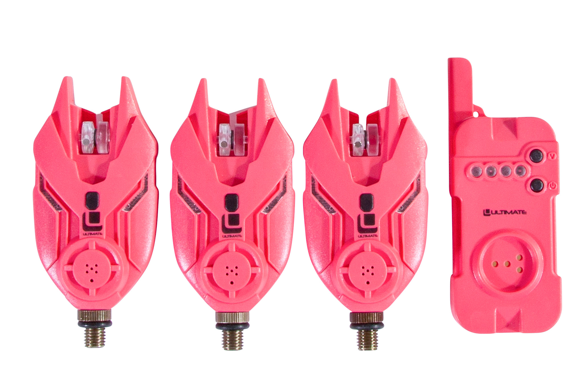 Set di Allarmi morso/Poggiacanne Ultimate E-Tension Pink