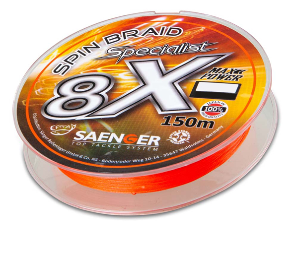 Saenger 8x Specialist Spin Braid 150m