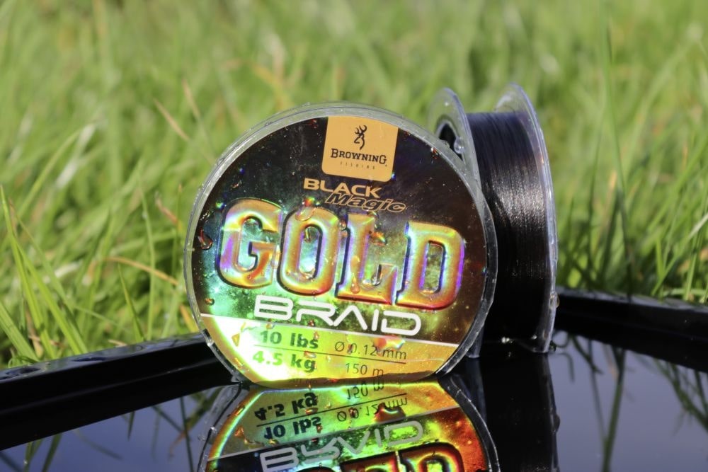 Browning Black Magic Gold Braid Lenza Intrecciata da Feeder 150m