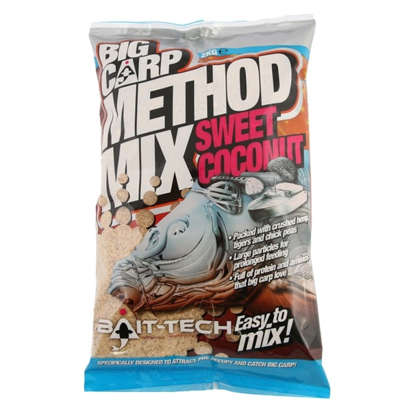 Attrattore Bait-Tech Big Carp Method Mix (2kg) - Sweet Coconut