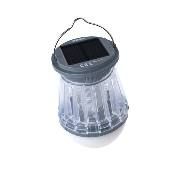 DÖRR LED Solar Camping Light Anti-Mosquito - Dörr LED Solar Camping Light Anti-Moskito grey