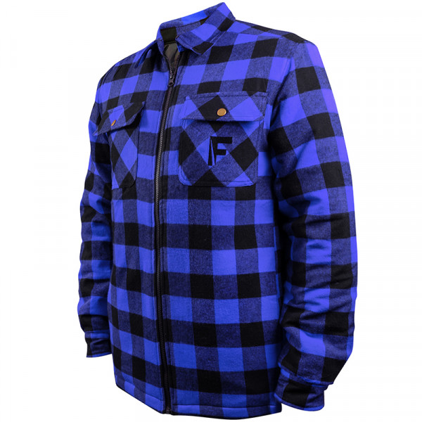 Camicia Termica Fladen Forest Blue/Black