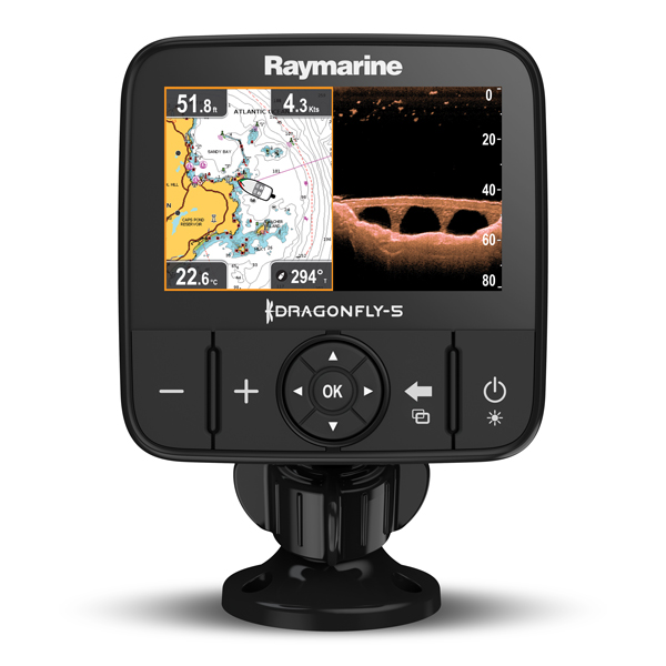 Raymarine Dragonfly 5 Pro incl. Suncover copertura - Raymarine Dragonfly 5 Pro fishfinder
