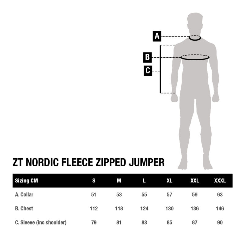 Felpa in Pile Nash ZT Nordic Zipped