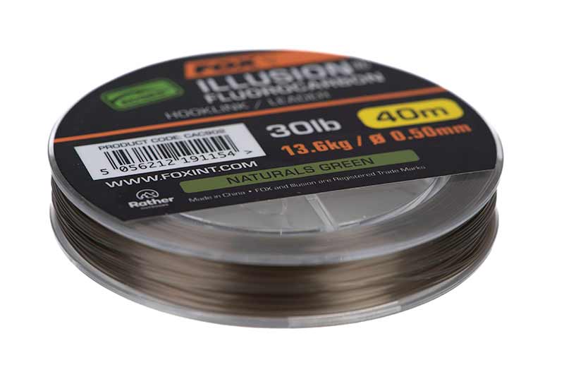 Fox Edges Illusion Fluorocarbonio 40m Naturals Verde