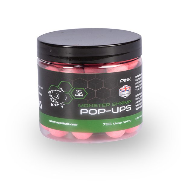 Nash Monster Shrimp Pop Ups Rosa (75g)