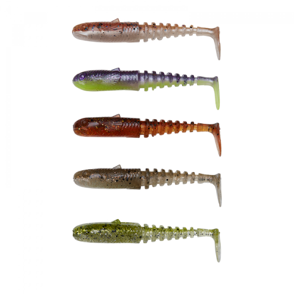 Savage Gear Gobster Shad Clear Water Mix Shad (5 pezzi)