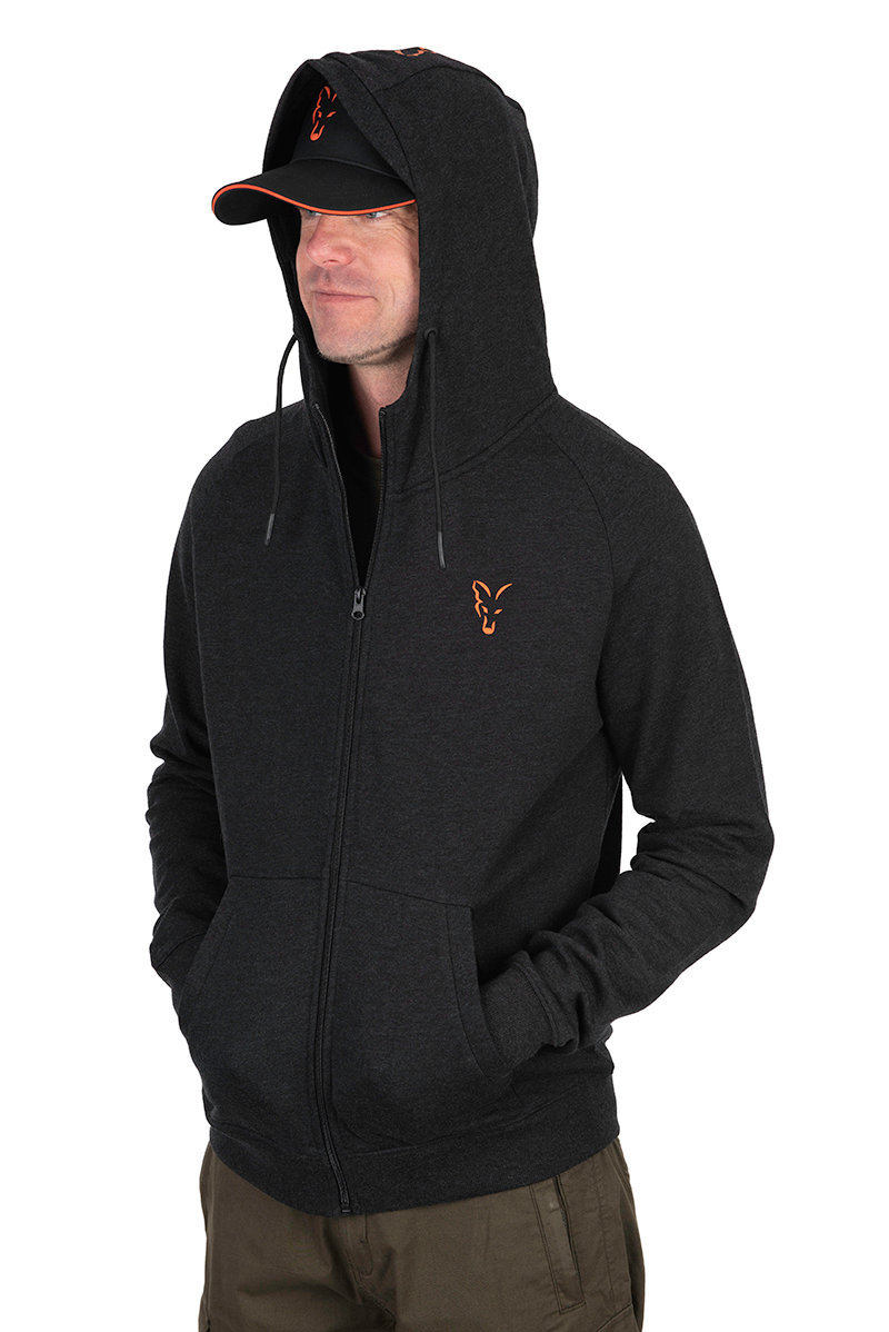 Maglione Fox Collection LW Hoody Black & Orange