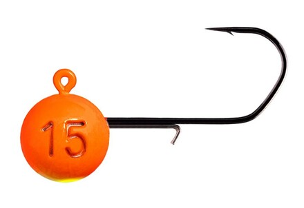 Jighead Monkey Lures Monkey Hook 1/0 Orange (3 pezzi)