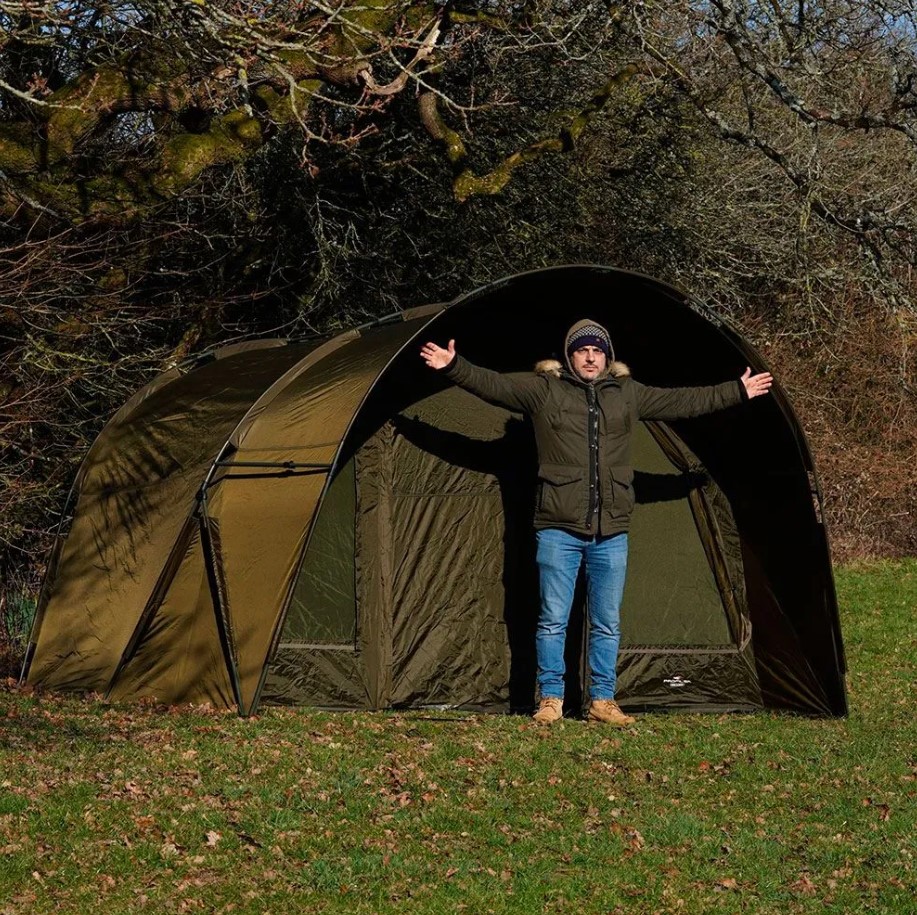 NGT XL Profiler Domed Super Sized 2 Man Bivvy con Cover