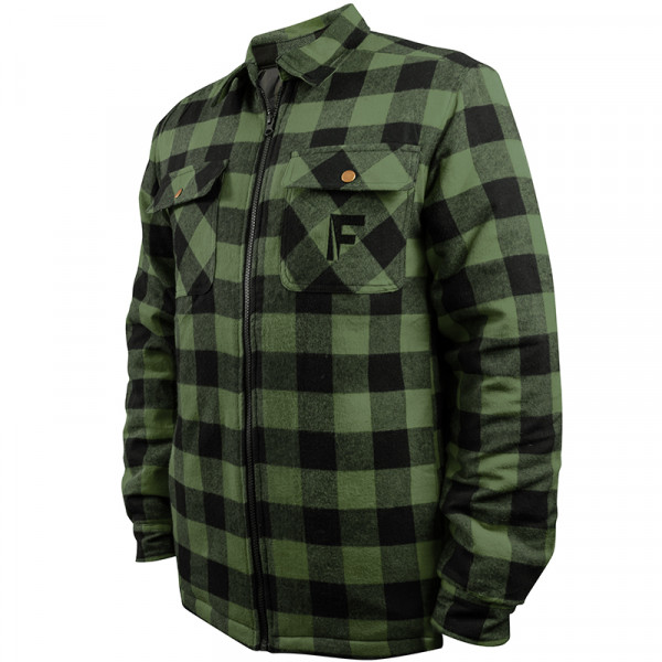 Camicia Termica Fladen Forest Green/Black