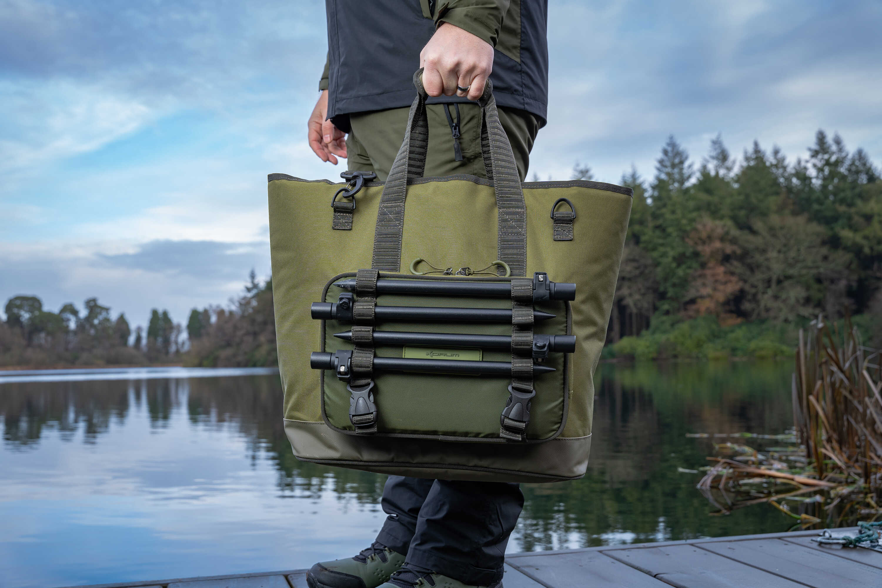 Borsa per Pastura Korum Progress Bait & Bits Bag (25L)