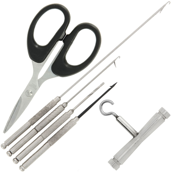 Baiting tool set Deluxe Stainless Steel - 6 pezzi