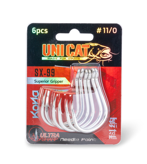 Uni Cat SX-99 Superior Gripper Amo per Pesce gatto (6 pezzi)