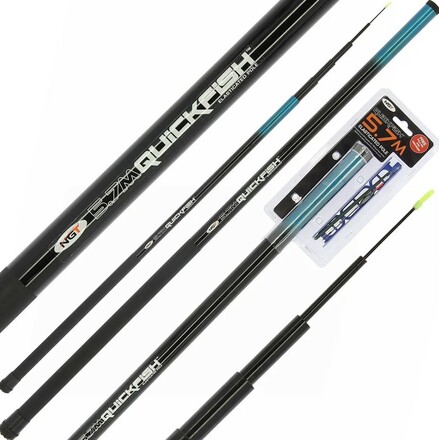 Canna Fissa NGT Quickfish Combo Elasticated 5.7m (Incl. Rig & Slamatore)