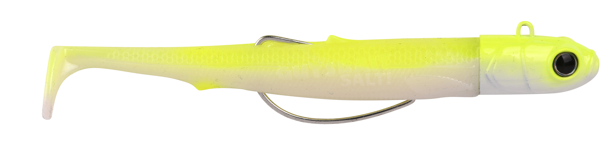 Spro Gutsbait Salt Softbait Pesci Marini 8cm (15g) - Chartreuse Minnow