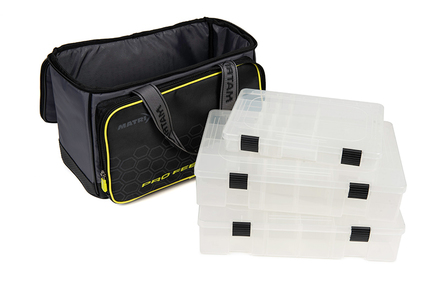 Borsa Matrix Ethos Feeder Case per Coregone (Incl. 3 Cassette per materiali)