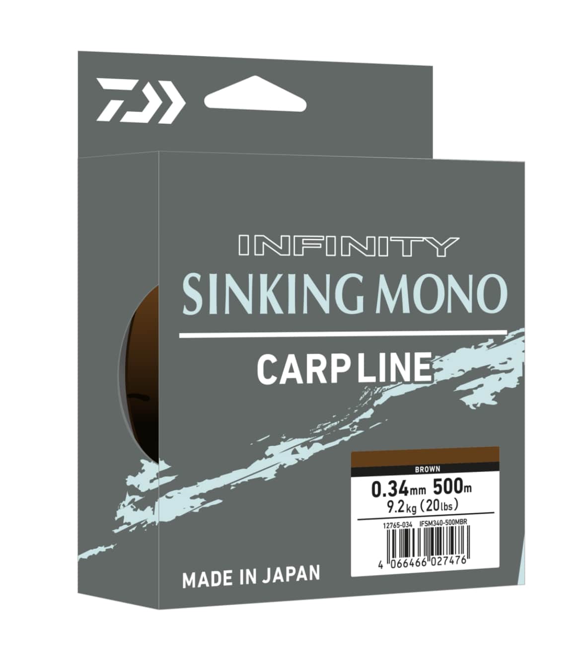 Lenza in Nylon Daiwa Infinity Sinking Brown (500m)