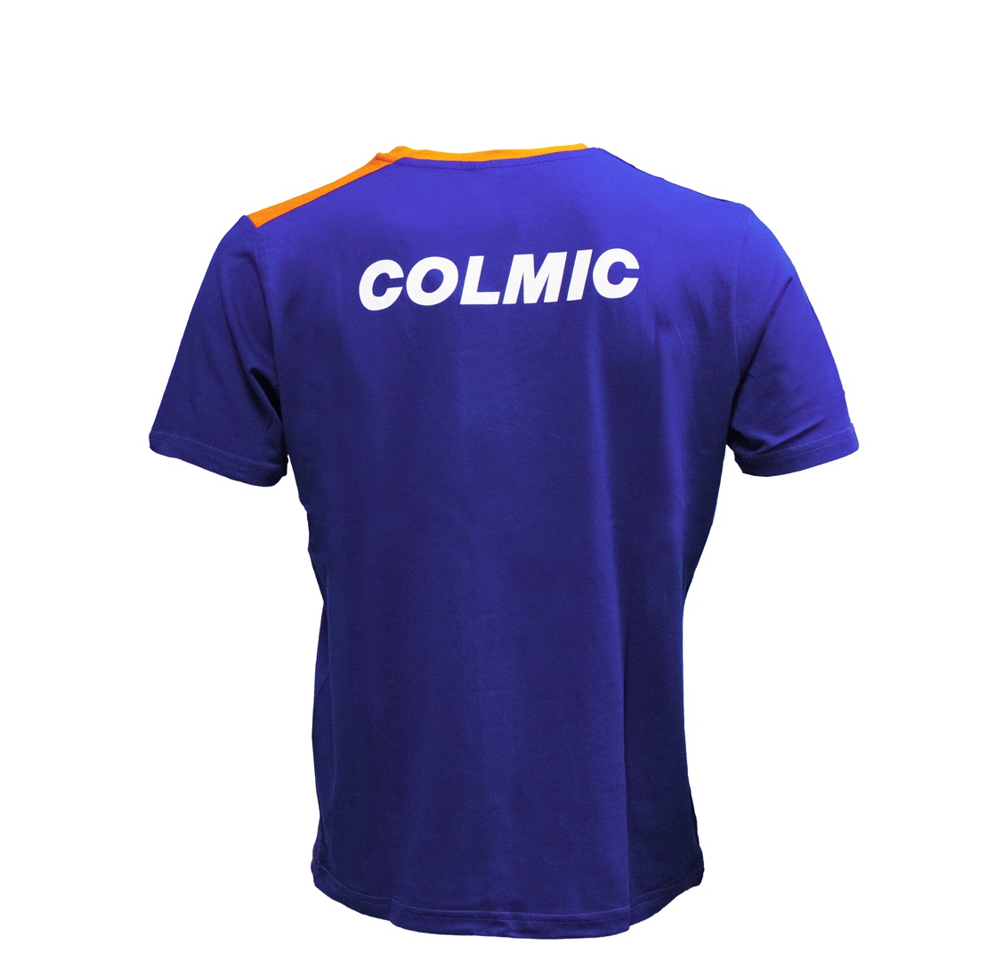 Colmic T-Shirt: Blu/Arancione