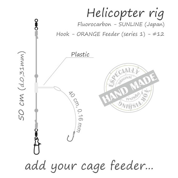 Life-Orange Feeder Rig Helicopter senza Feeder