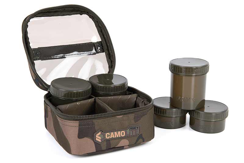 Borsa per Hookbait Fox Camolite 6 Vasetti (Incl. 6 Vasetti)