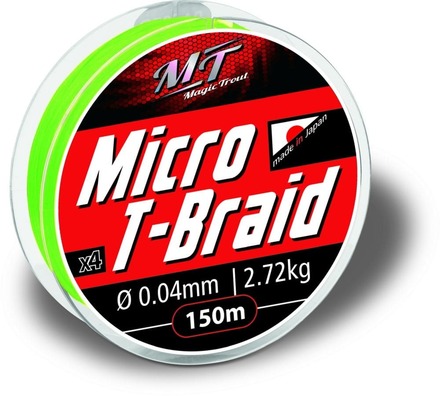 Lenza intrecciata Magic Trout Micro T-Braid 150m