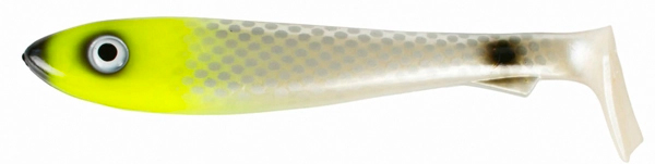 Svartzonker McRubber Shad 23cm, 2 pezzi - C25 - Lemon Head