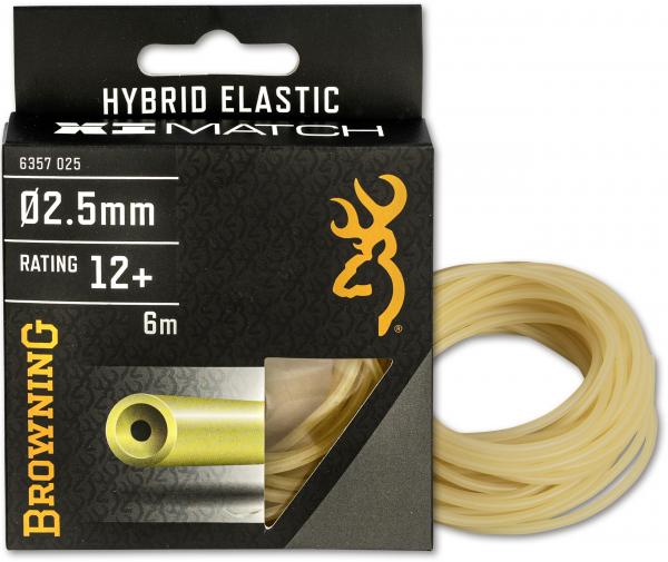Browning Xi-Match Hollow Elastic (6m) - 2,5mm (Naturale)