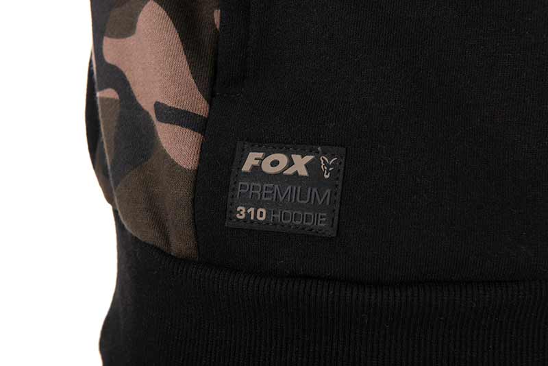 Felpa con Cappuccio Fox Black/Camo Pullover Premium 310