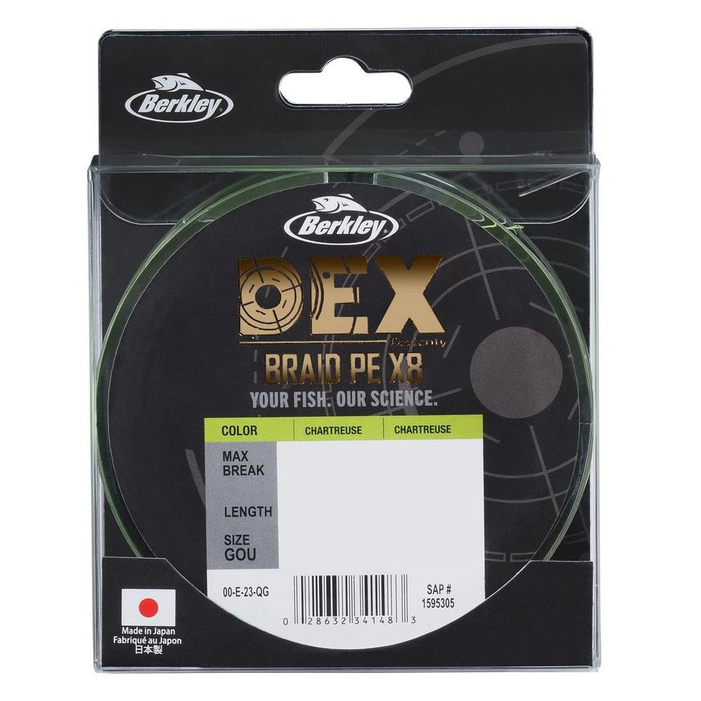 Lenza Intrecciata Berkley Dex X8 Pe Chartreuse (150m)