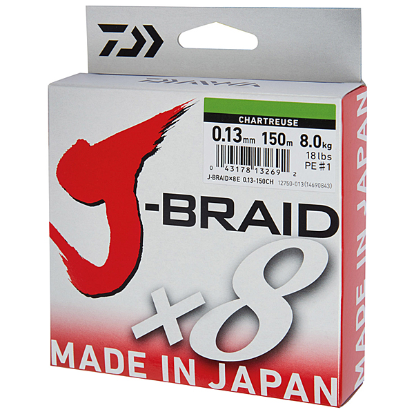 Daiwa J-Braid X8 Trecciato