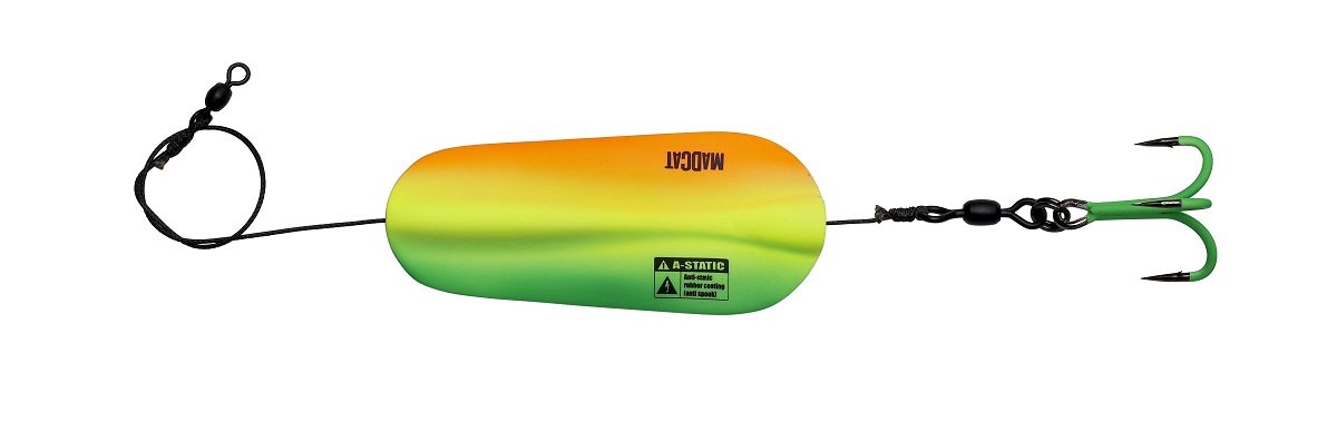 Cucchiaino per Pesce Gatto Madcat A-Static Inline (125g) - Firetiger UV