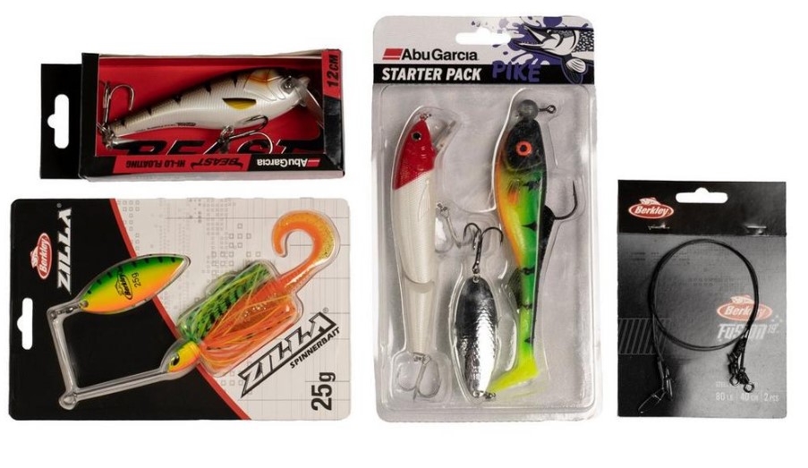 Set di Canne Baitcaster per Luccio Abu Garcia Fast Attack Pro 2.1m (20-70g)