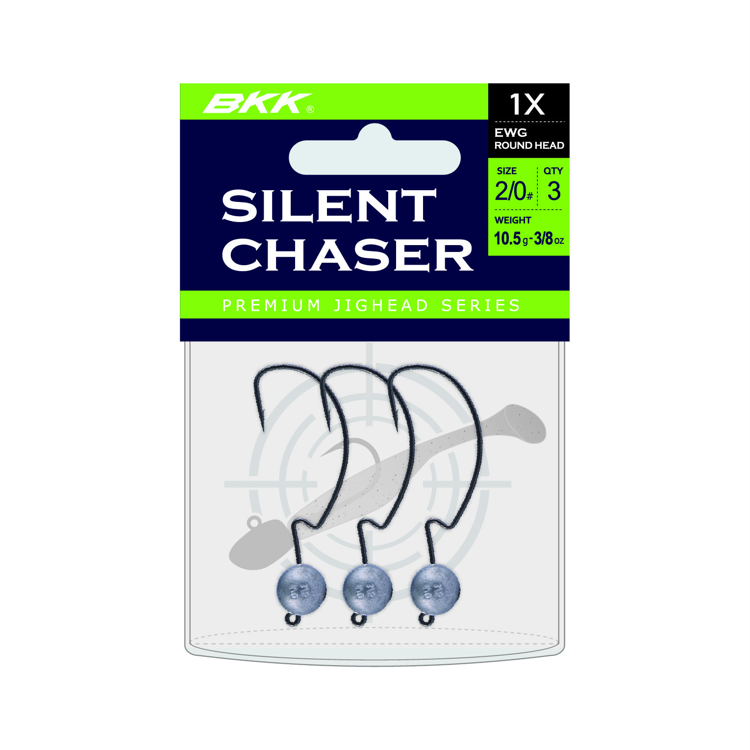 BKK Silent Chaser 1X EWG Round Head Jighead #4/0