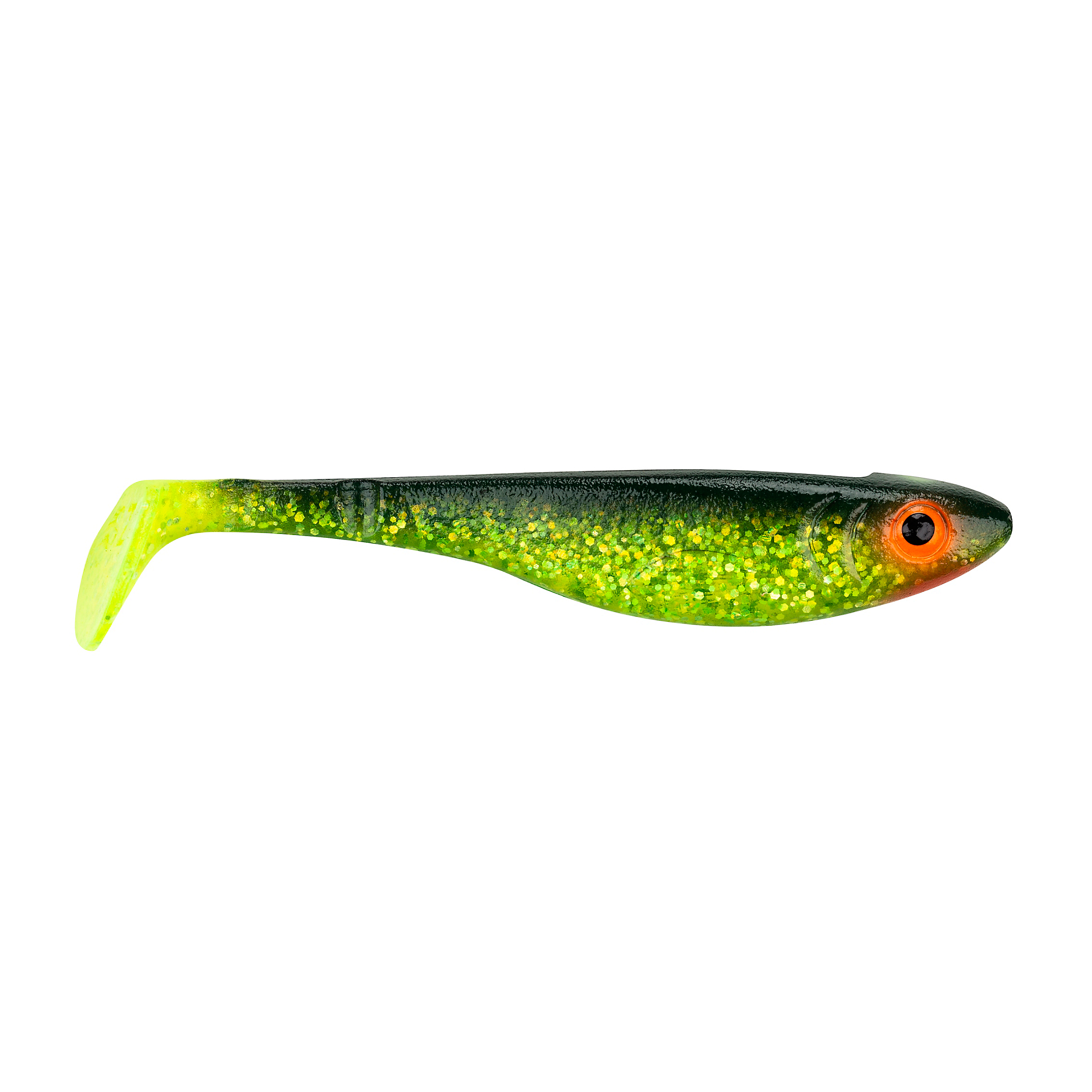 Svartzonker McPrey 12cm (4pcs) Shads - Black Chartreuse