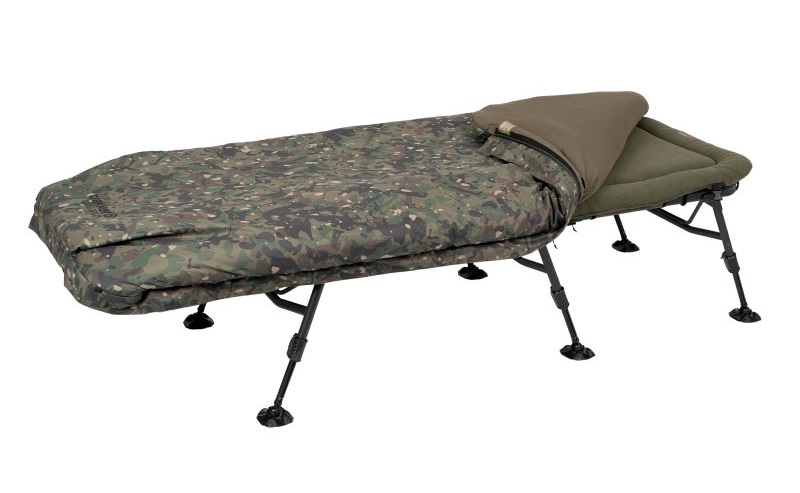 Sdraio Trakker RLX 6 Camo Bed System (Incl. Sacco a pelo)